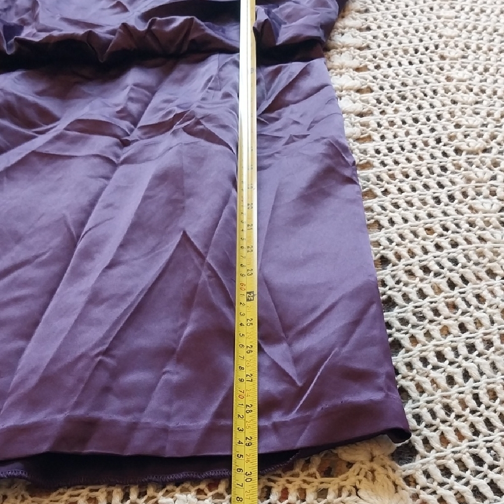 Jessica Simpson Purple Asymmetrical Ruched Cocktail Dress - Picture 7 of 7